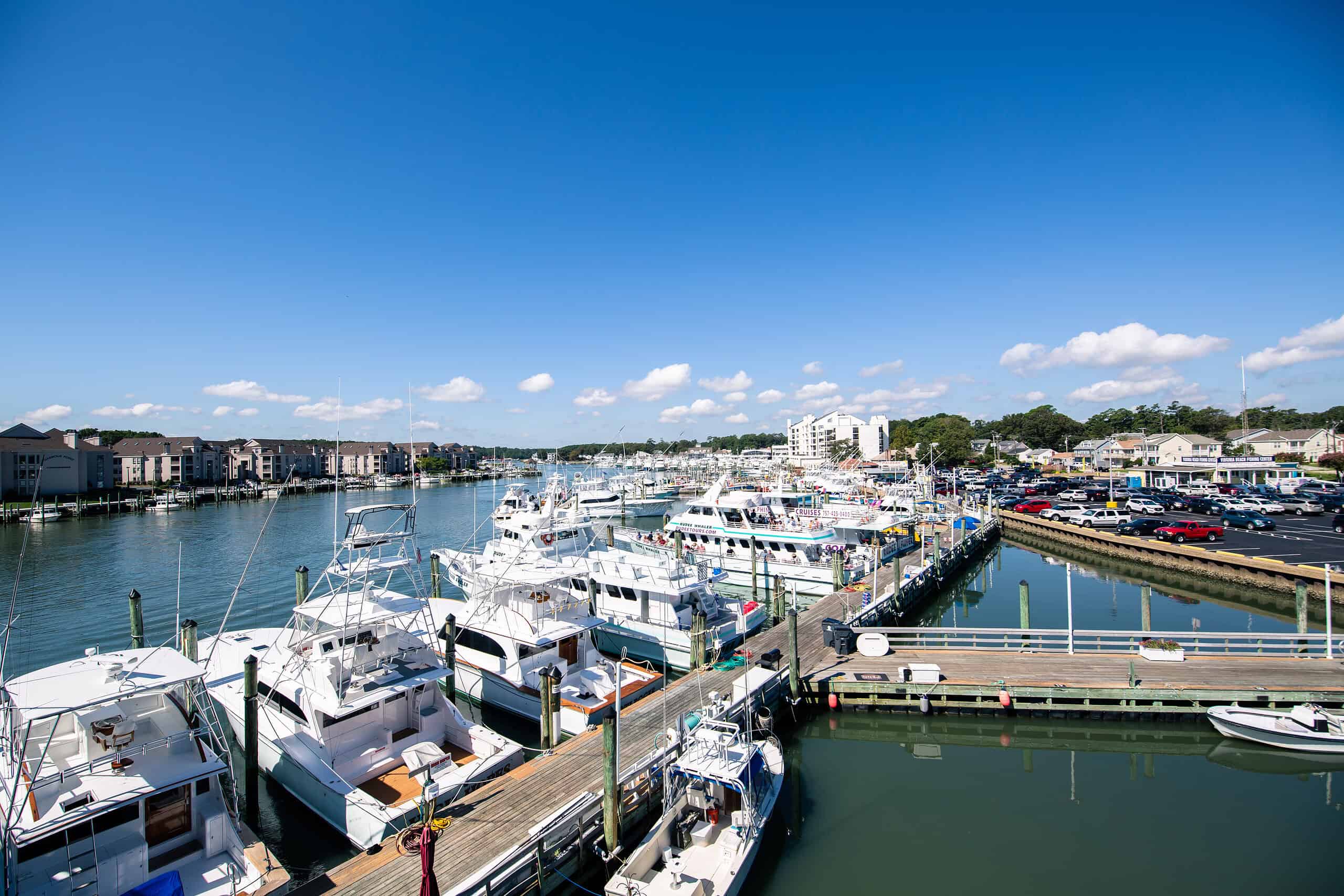 Rudee Inlet Fishing Tour assets from Cavalier Productions filming