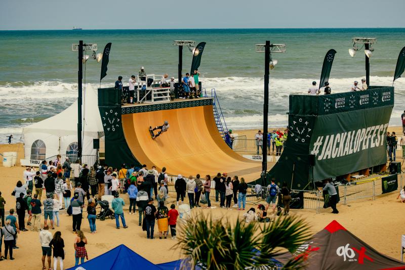 A Skate Ramp At Jackalope Festival 2023